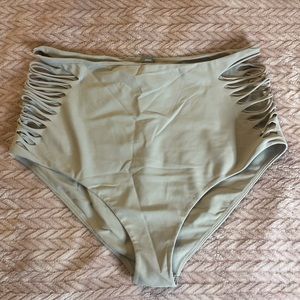 Aerie high waisted swim bottom